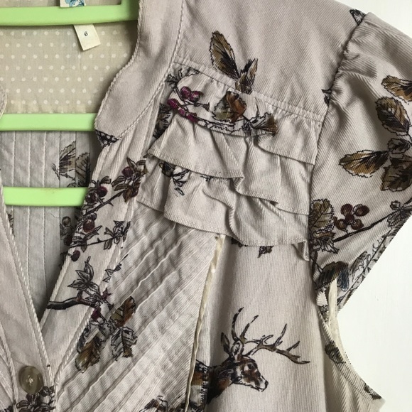 Anthropologie Maeve southward stop deer bird - Picture 3 of 3